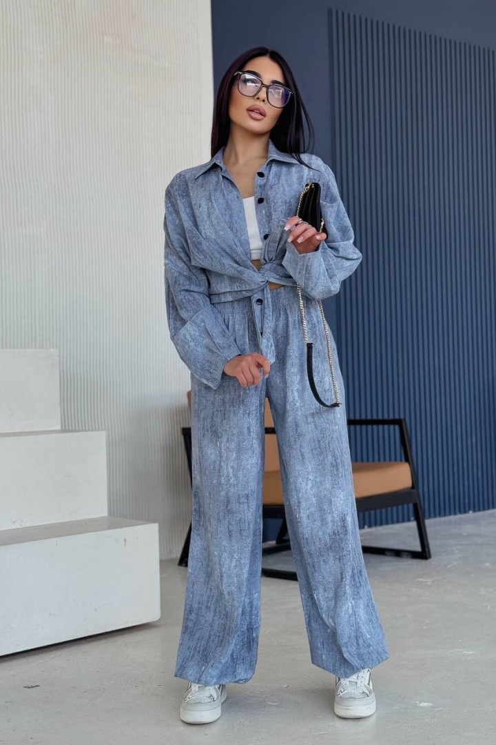 Костюм двойка рубашка и брюки TS-444.3A550