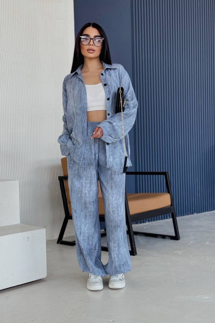 Костюм двойка рубашка и брюки TS-444.3A550