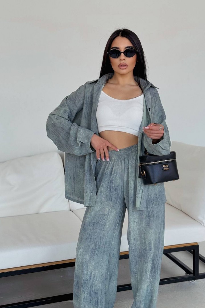 Костюм двойка рубашка и брюки TS-444.3A550