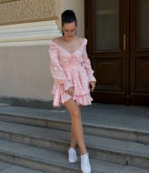 Жіноча сукня з воланами YS-2222A760B820