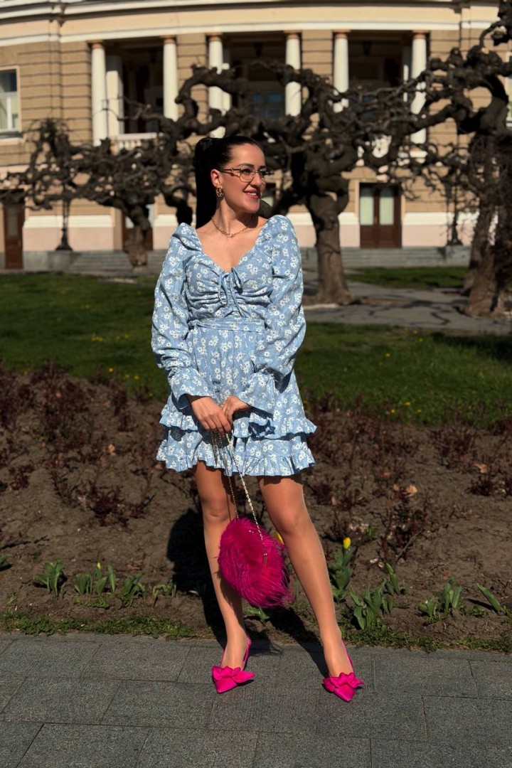 Жіноча сукня з воланами YS-2222A760B820