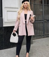 Жіночий піджак з кишенями клапан INS-463A690