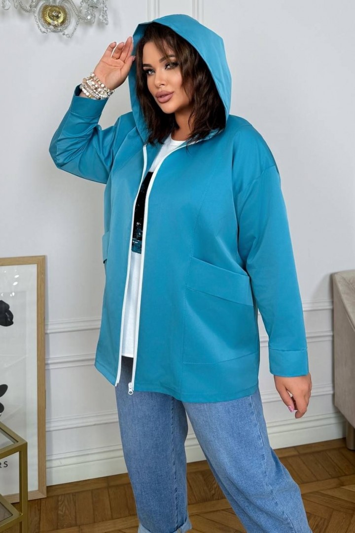 Куртка с капюшоном на молнии AD-7948.1A280