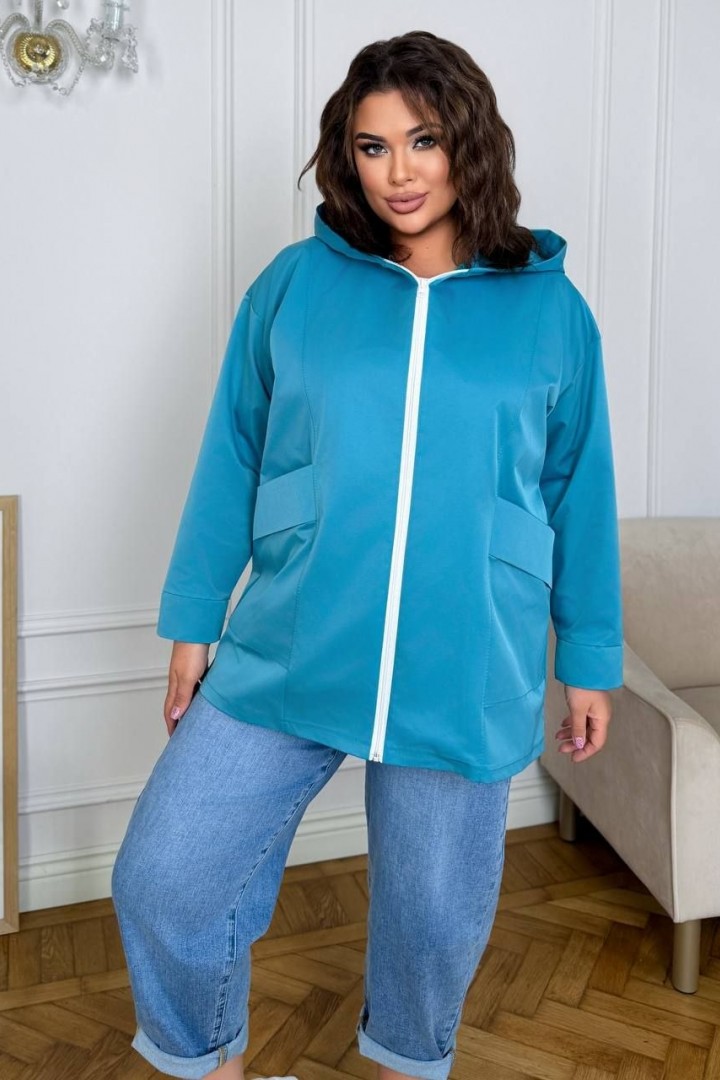 Куртка с капюшоном на молнии AD-7948.1A280