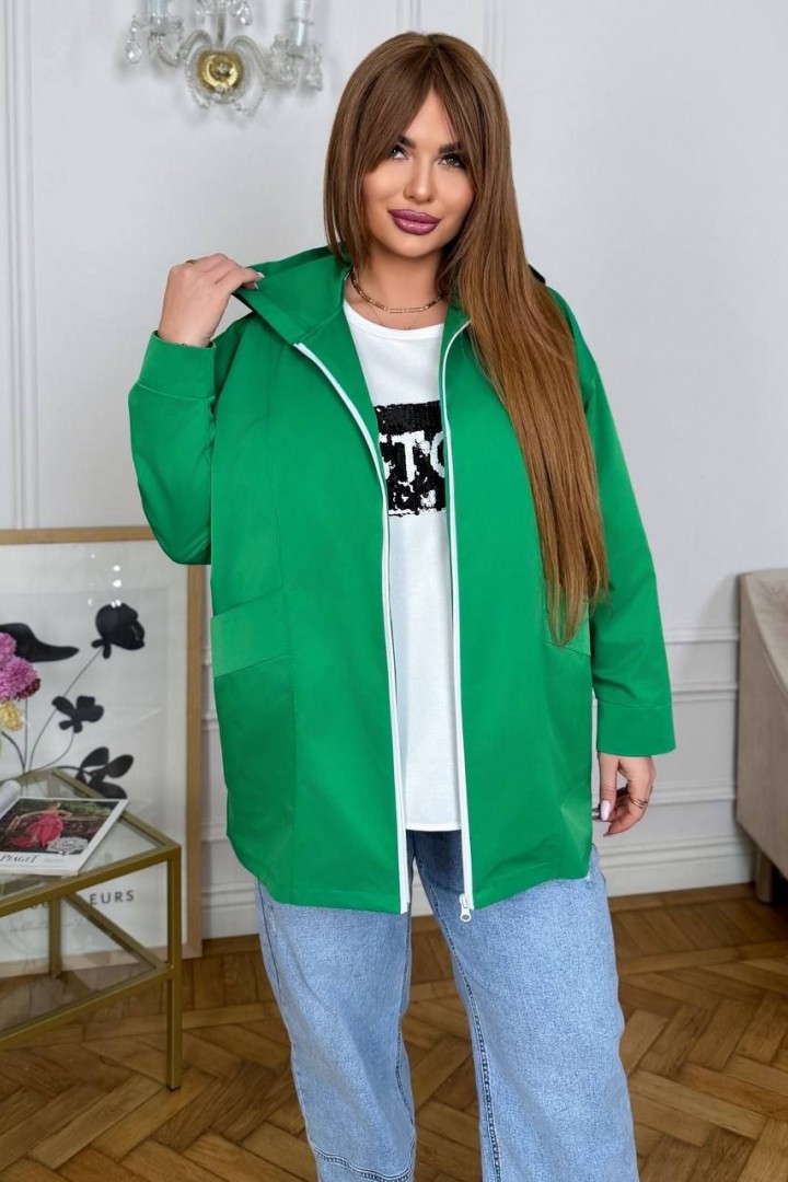 Куртка с капюшоном на молнии AD-7948.1A280