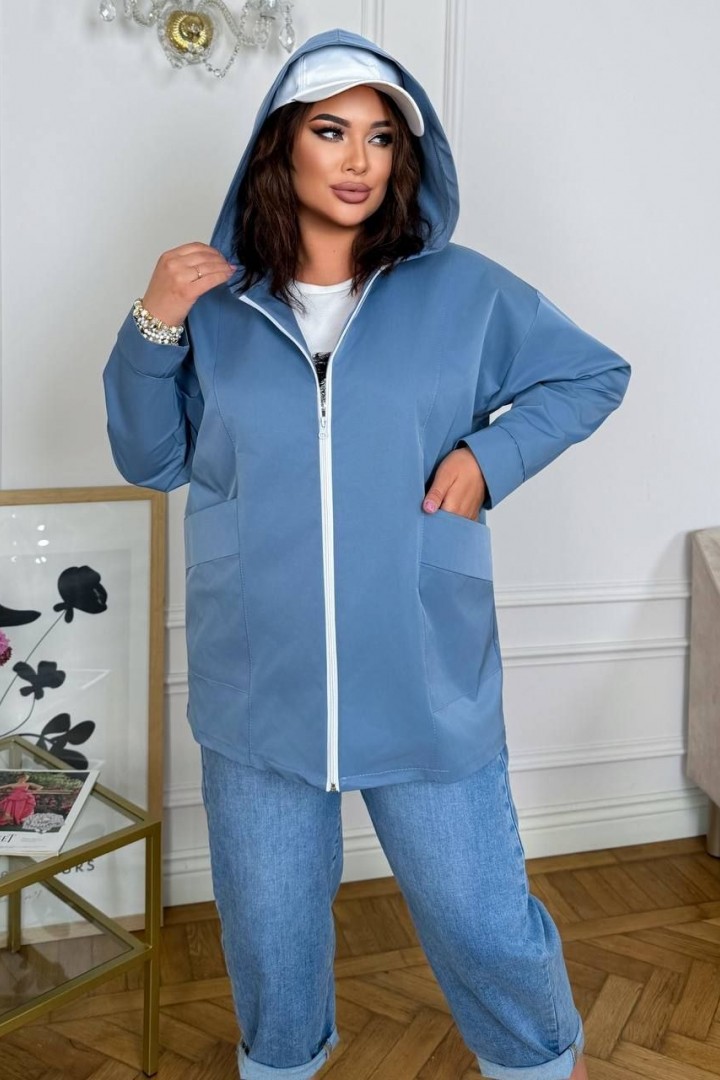 Куртка с капюшоном на молнии AD-7948.1A280