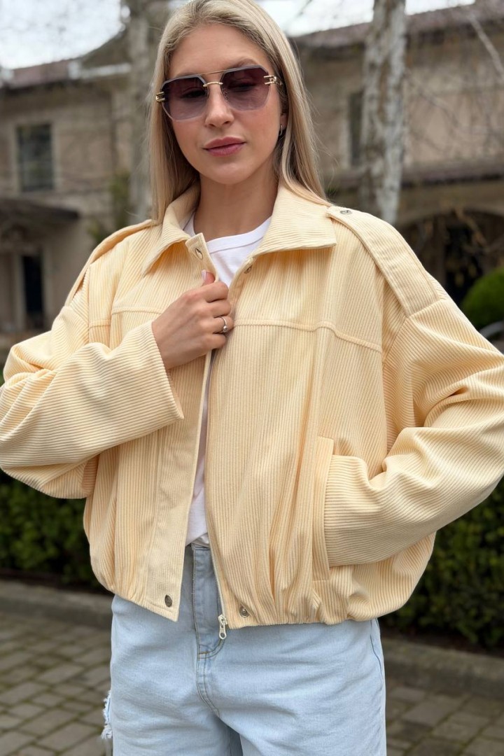 Велюровий бомбер RAB-725A809