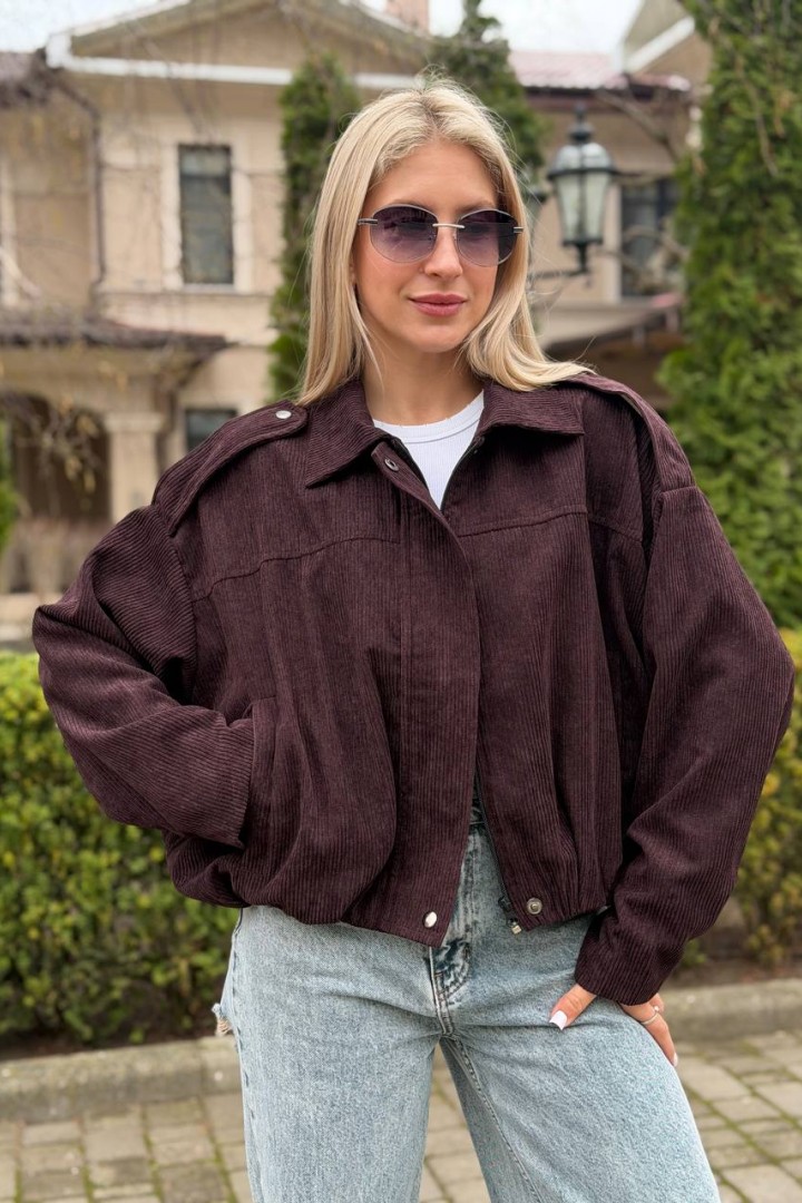 Велюровий бомбер RAB-725A809