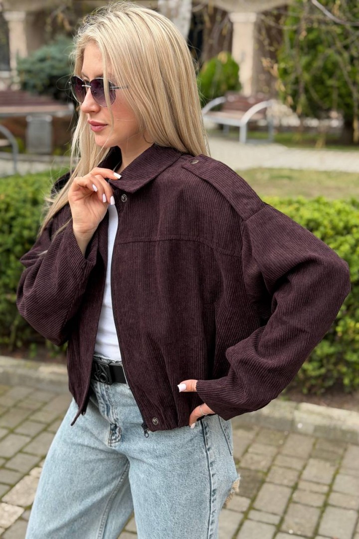 Велюровий бомбер RAB-725A809