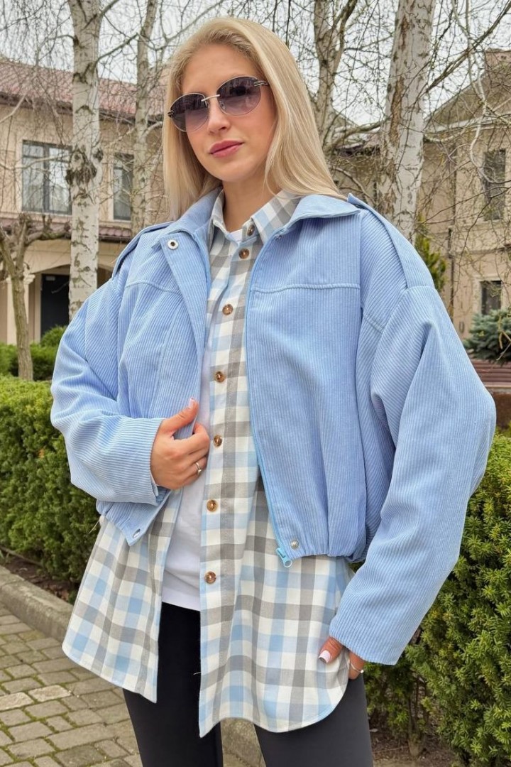 Велюровий бомбер RAB-725A809