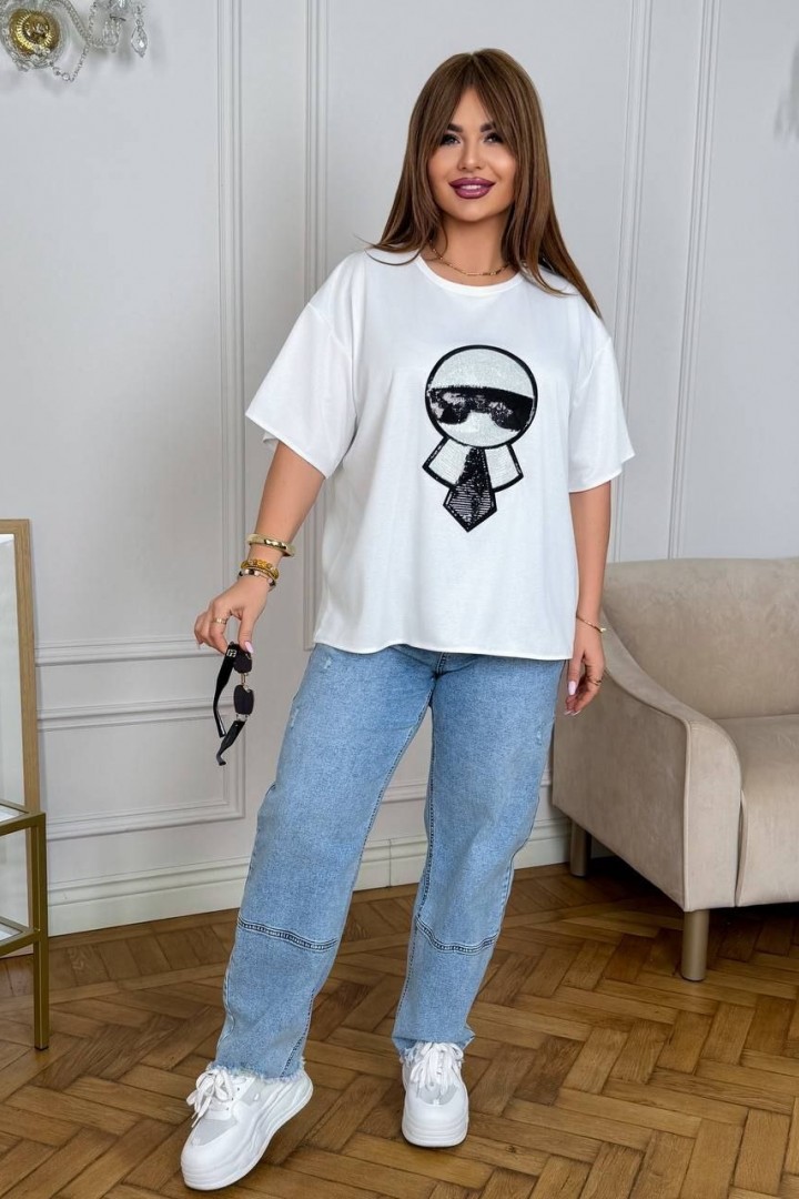 Футболка з якісною нашивкою AD-8014.1A220