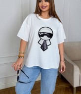 Футболка з якісною нашивкою AD-8014.1A220