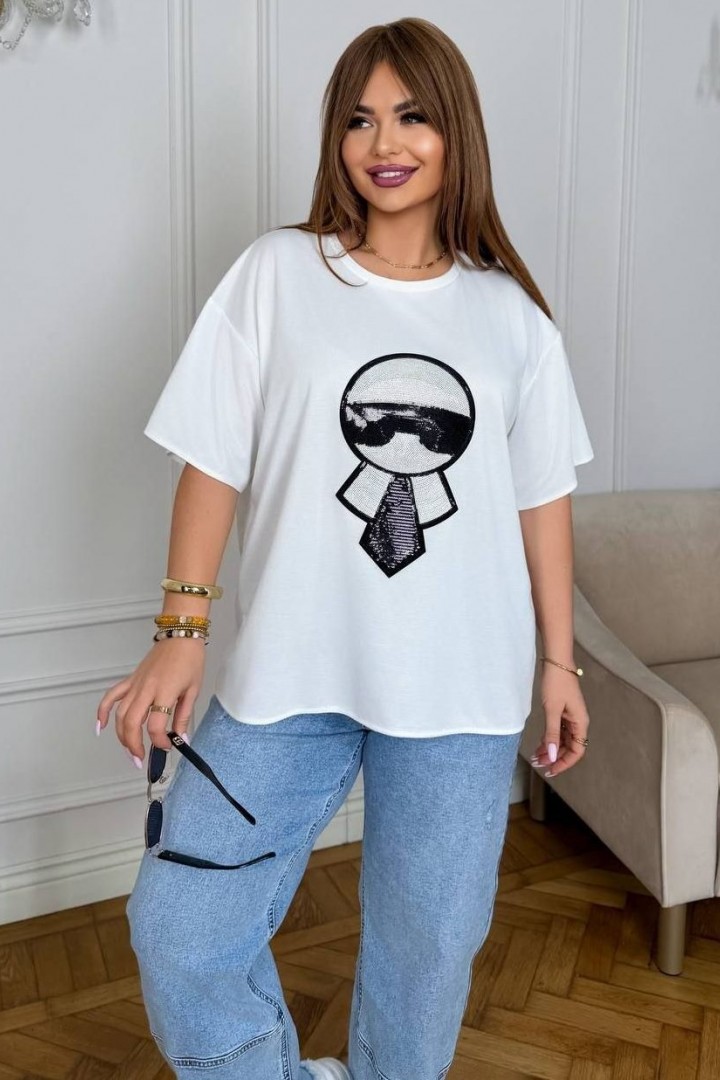 Футболка з якісною нашивкою AD-8014.1A220