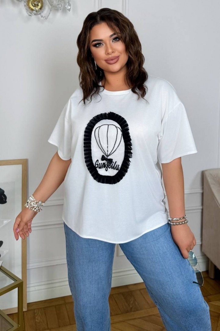 Футболка з якісною нашивкою AD-8014.1A220