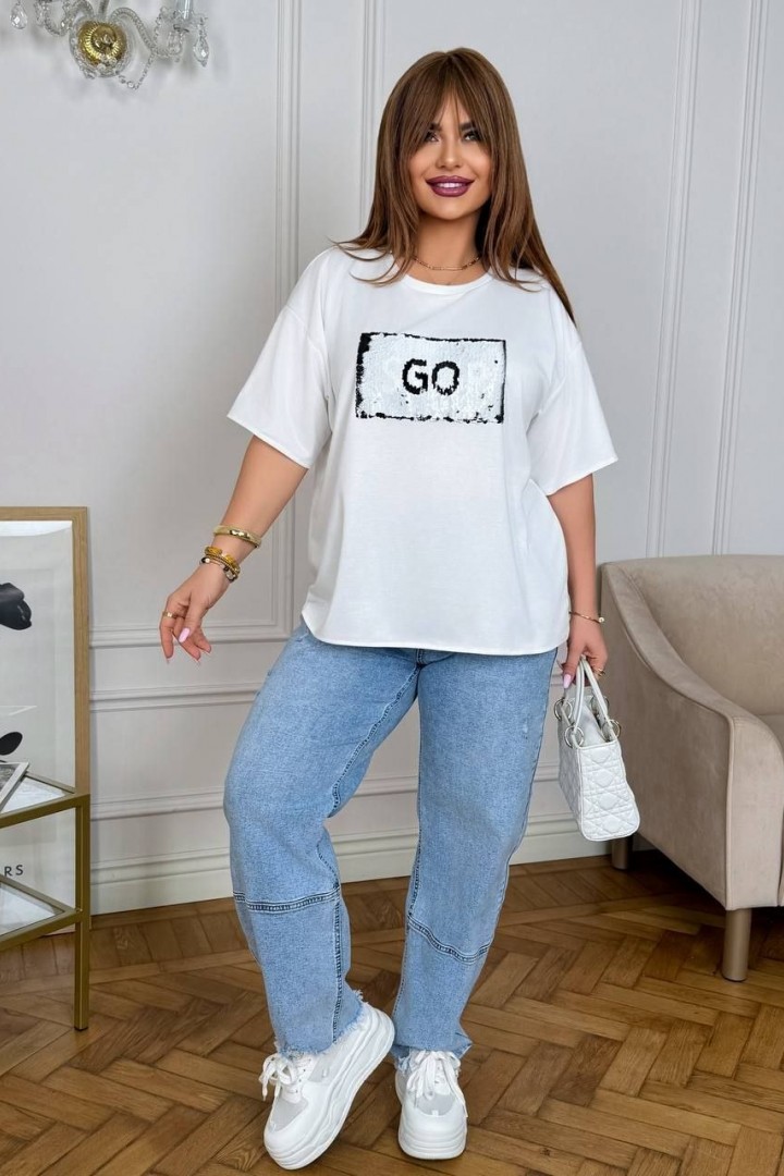 Футболка з якісною нашивкою AD-8014.1A220