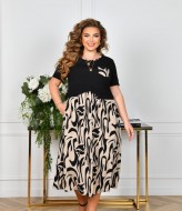 Комбинированное платье KYB-21183A15