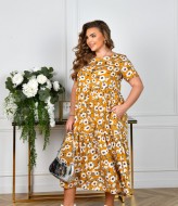 Платье свободного кроя миди  KYB-21187A15.5