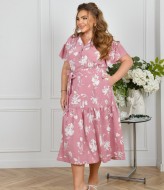 Платье с воланом KYB-21191A15