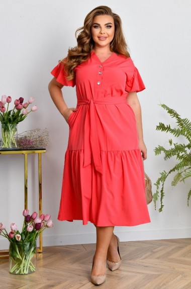 Платье однотонное KYB-8357A15 Платье однотонное KYB-8357A15