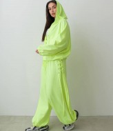 Женский спортивный костюм с широкими штанами IS-199A1350