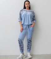 Велюровый костюм с перфорацией  IS-200A1150