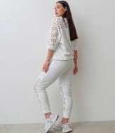 Велюровый костюм с перфорацией  IS-200A1150