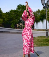 Летнее платье с рукавом NOB-24032A380