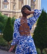 Летнее платье с рукавом NOB-24032A380