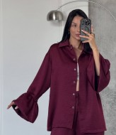 Женский брючный костюм из шелка  LID-618A1200