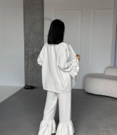 Женский брючный костюм из шелка  LID-618A1200