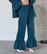 Женский брючный костюм из шелка  LID-618A1200