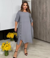 Платье из льна свободного покроя  LF-269A420