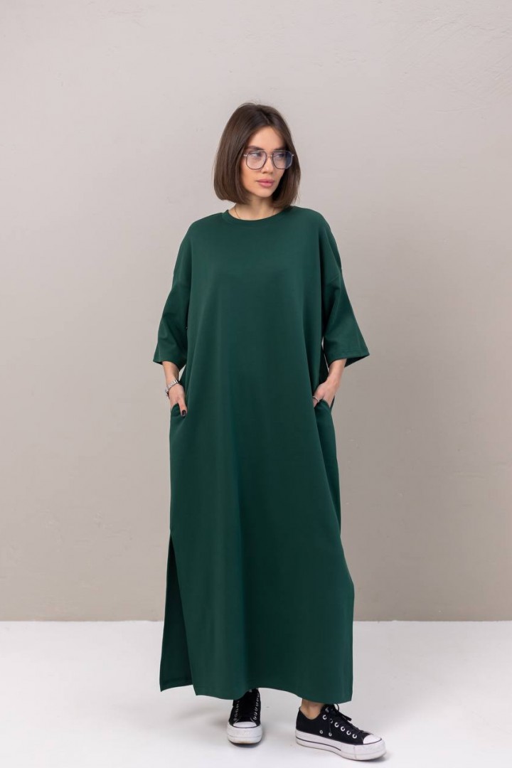 Трикотажное платье-футболка LID-579A800