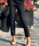 Брюки зауженные к низу NJ-EKS-717A130