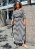 Полосатое платье DG-p15588.1A300