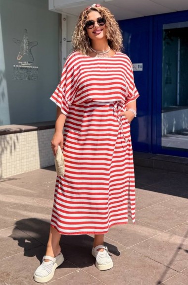 Полосатое платье DG-p15588.1A300