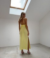 Платье с открытой спиной длинное  ZLA-274A480