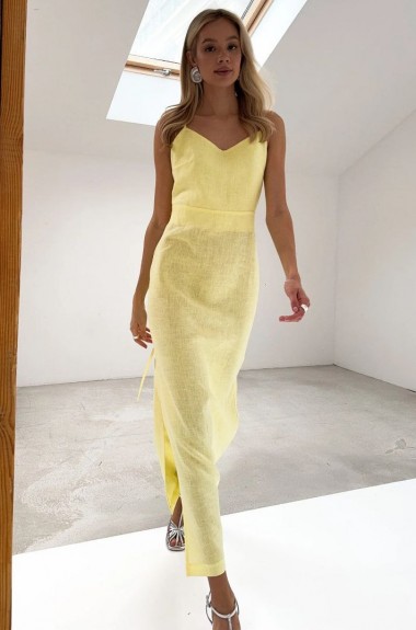 Платье с открытой спиной длинное  ZLA-274A480