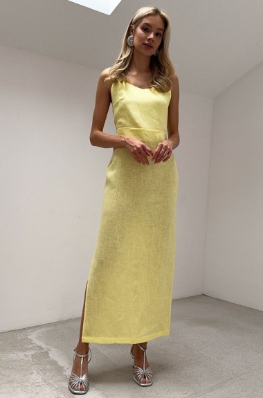 Платье с открытой спиной длинное  ZLA-274A480