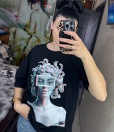 Женская футболка с принтом OTA-215A400