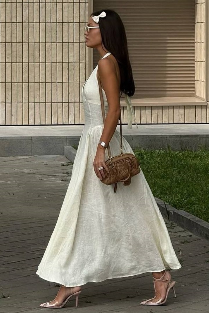 Лляна сукня NUL-8016A680