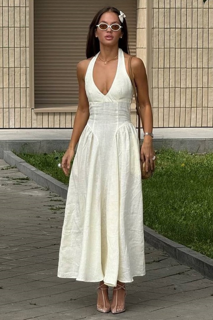 Лляна сукня NUL-8016A680