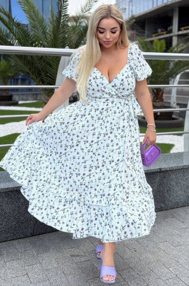 Платье цветочный принт ANK-73110.1A780