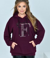 Худи с стразами NF-3644A500