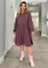 Платье из микровельвета ET-8820A480