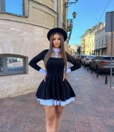 Платье в школьном стиле YLM-579A520