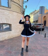 Платье в школьном стиле YLM-579A520