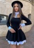 Платье в школьном стиле YLM-579A520