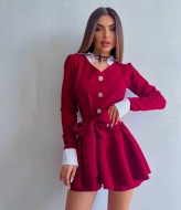 Платье комбинезон короткое  YLM-626A540