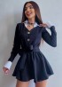 Платье комбинезон короткое YLM-626A540